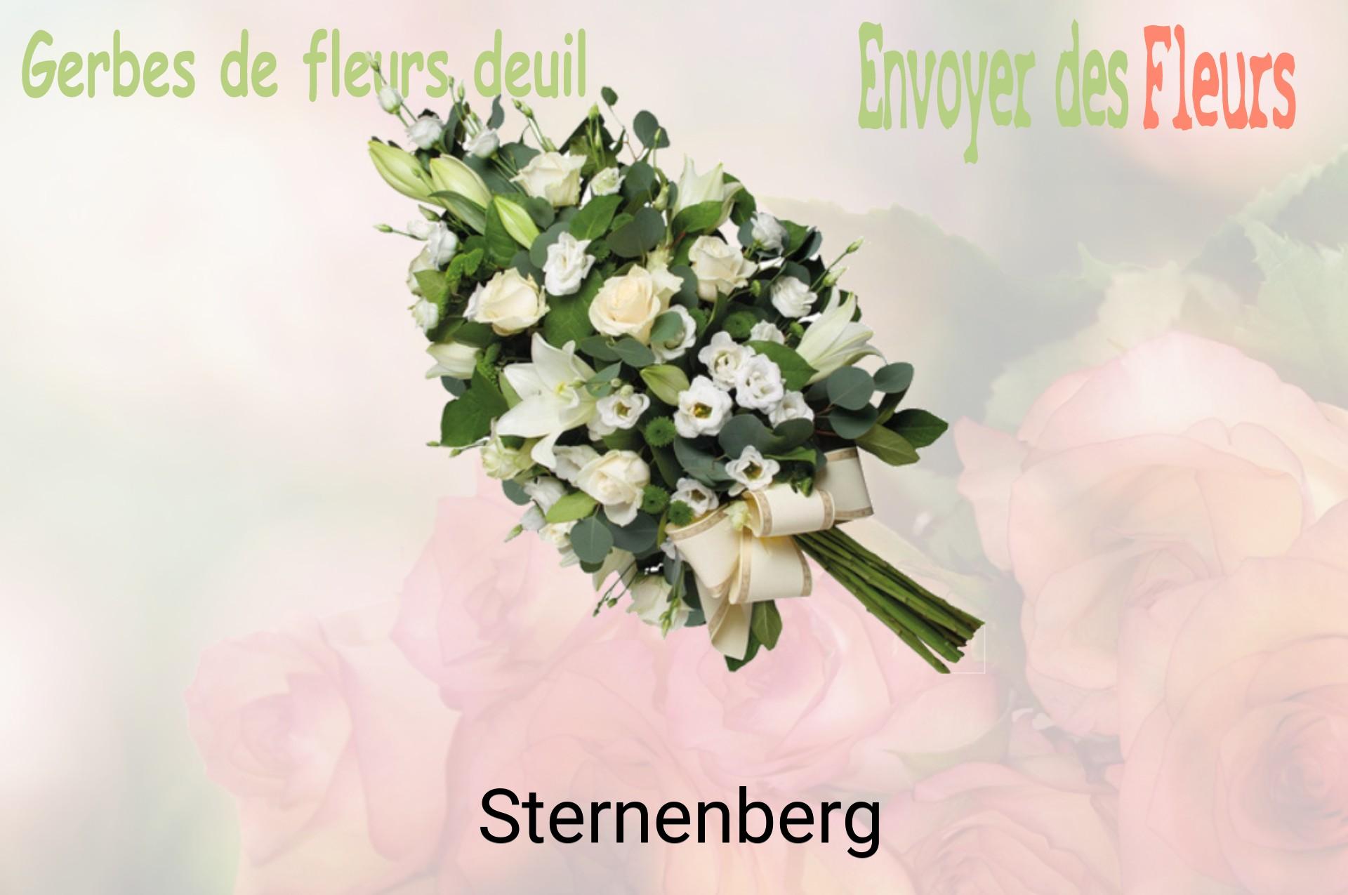 Gerbe de fleurs de deuil livrée à Sternenberg